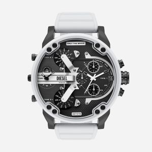 Relógio Diesel Masculino Mr. Daddy 2.0 em Silicone Branco DZ7478B1