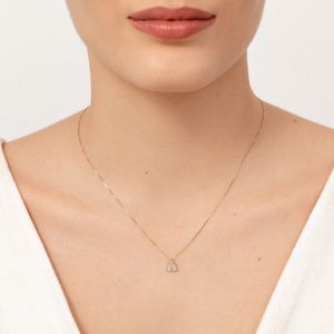 Pingente Nossa Senhora Aparecida em Ouro Amarelo e Ouro Branco 18k