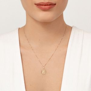 Pingente Nossa Senhora Aparecida em Ouro Amarelo 18k