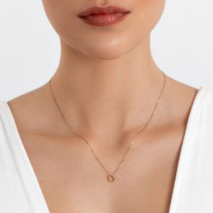 Pingente Círculo em Ouro Amarelo 18k