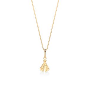 Pingente Nossa Senhora Aparecida em Ouro Amarelo 18k