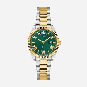 Relógio Guess Feminino em Aço Bicolor e Mostrador Verde GW0308L5