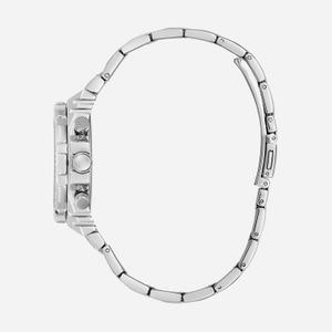 Relógio Guess Feminino em Aço Prateado e Brilhos GW0552L1