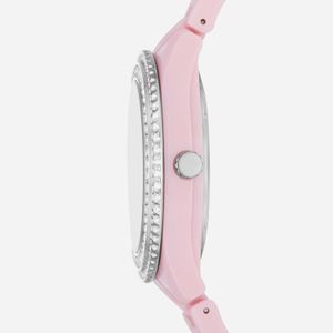Relógio Fossil Feminino Rosa com Brilhos ES5153/1TN