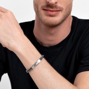 Pulseira Masculina Maleável em Aço - 21 cm