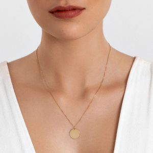 Pingente Personalizável em Ouro Amarelo 18k