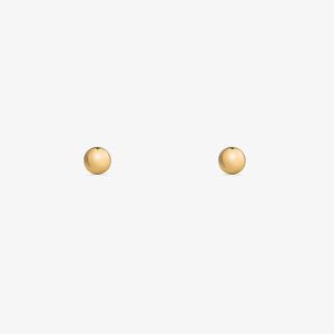 Brinco Infantil Esferas em Ouro Amarelo 18k -  3,5mm