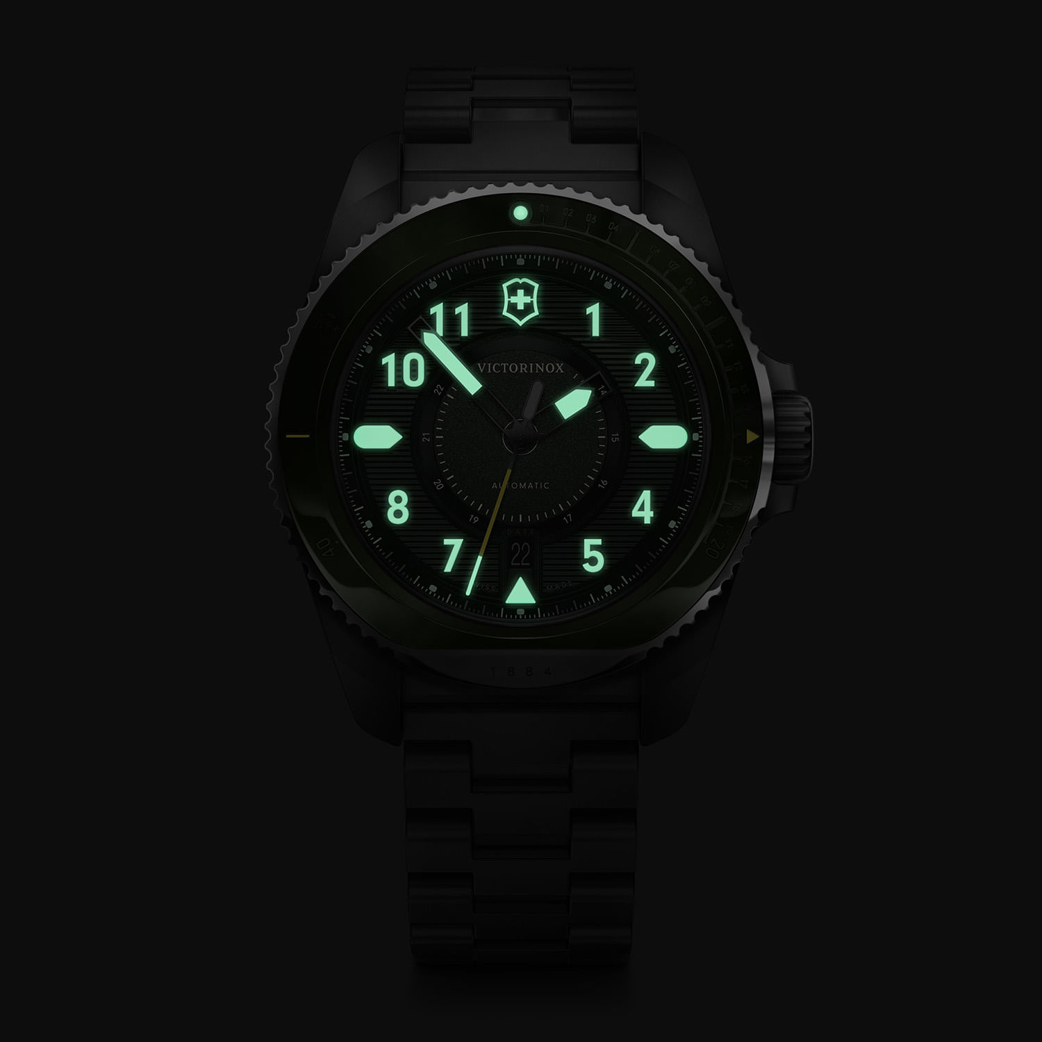 Relógio Victorinox Journey 1884 Automático com Mostrador Verde