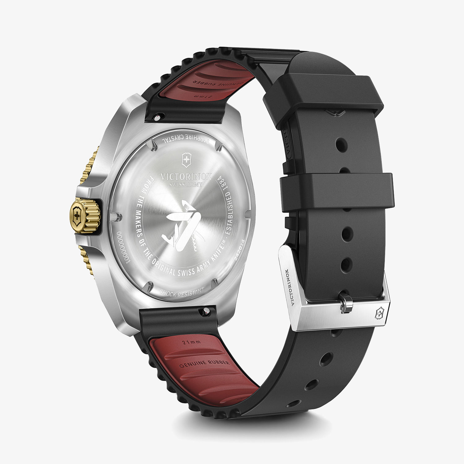 Relógio Victorinox Journey 1884 com Pulseira de Silicone Preto