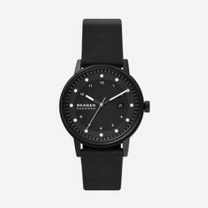 Relógio Skagen Energia Solar com Pulseira de Couro Preto SKW6740B1