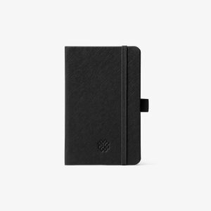 Caderno Pequeno Pautado Preto