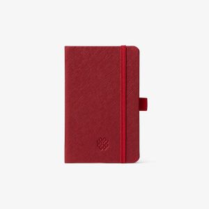 Caderno Pequeno Pautado Vermelho