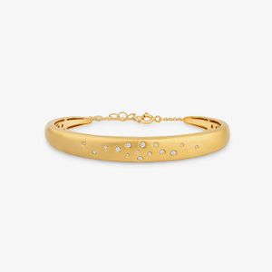 Bracelete com Topázio em Prata 925 com Banho de Ouro Amarelo 18k