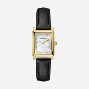 Relógio Bulova Sutton Clássico com Diamantes e Madrepérola 97P166N