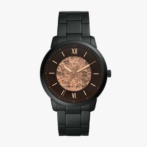 Relógio Fossil Masculino Automático com Pulseira em Aço Preto ME3183/1PN