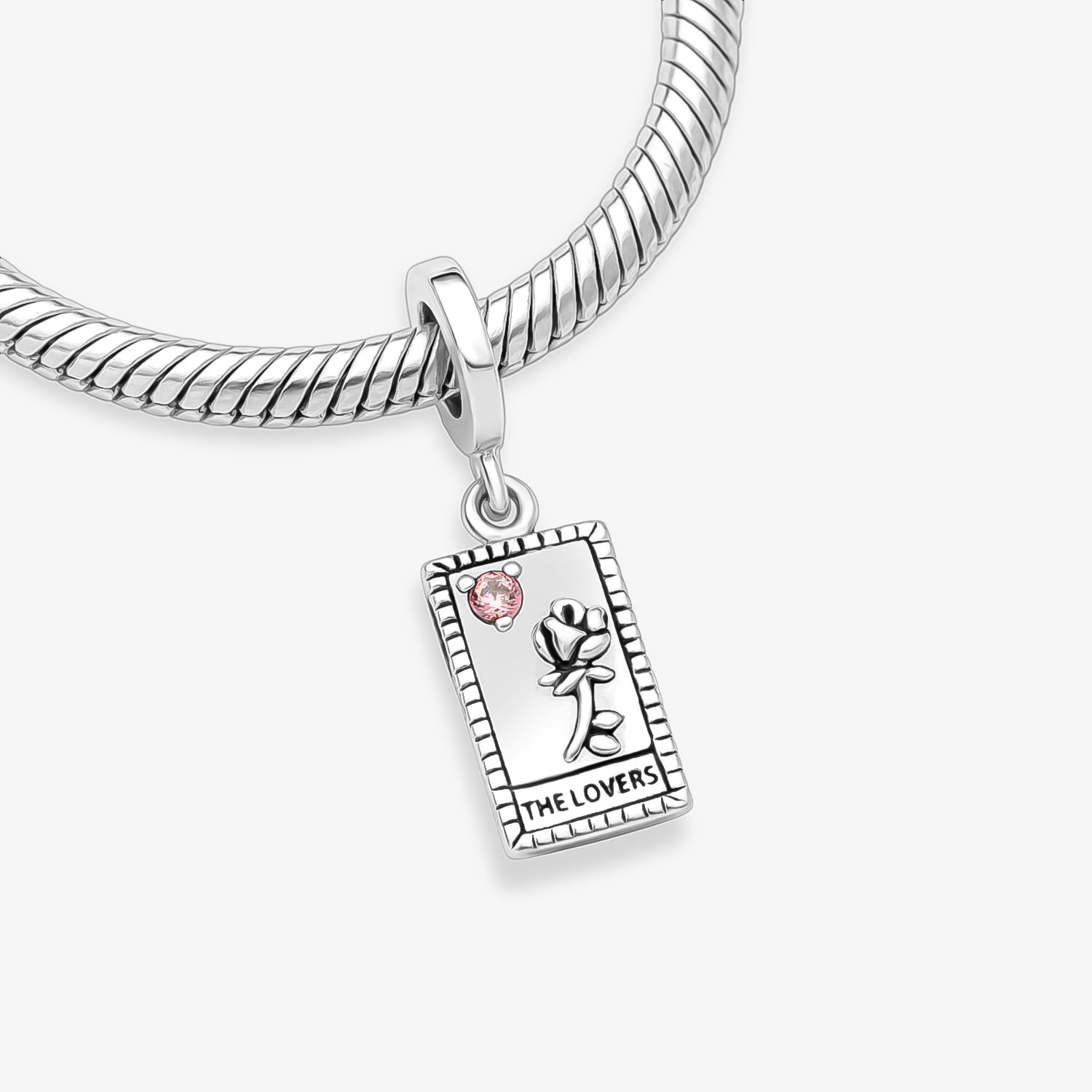Charm The Lovers em Prata 925