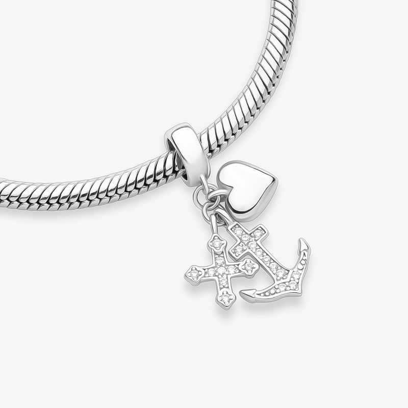 Charm Trio Amuletos em Prata 925 | MONTE CARLO