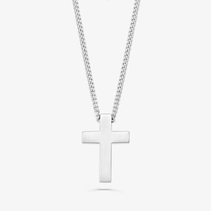 Colar Masculino Crucifixo em Aço