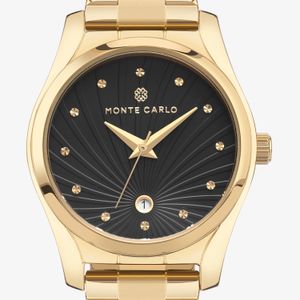 Relógio Monte Carlo Feminino Classic em Aço Dourado