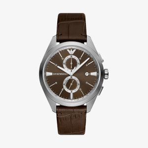 Relógio Emporio Armani com Pulseira de Couro Marrom AR11482B1