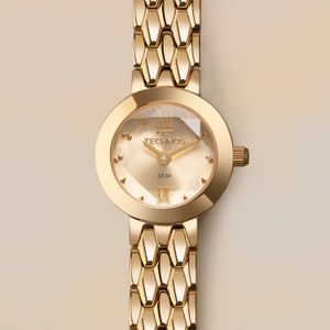 Relógio Technos Feminino em Aço Dourado 5Y20LN/1D