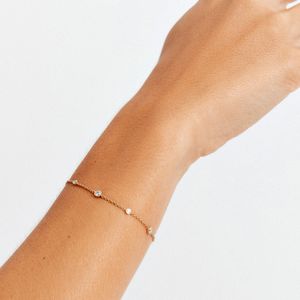 Pulseira em Prata 925 com Banho de Ouro Amarelo 18k