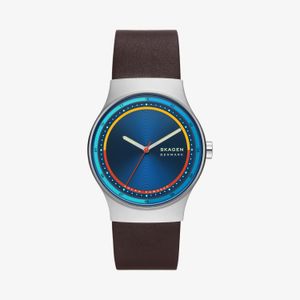 Relógio Skagen Masculino em Couro Marrom SKW6794B1