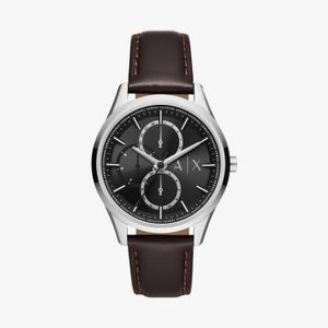 Relógio Armani Exchange Masculino com Pulseira de Couro Marrom AX1868B1