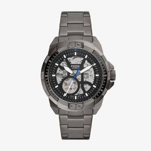 Relógio Fossil Bronson Automático Masculino em Aço Grafite ME3218