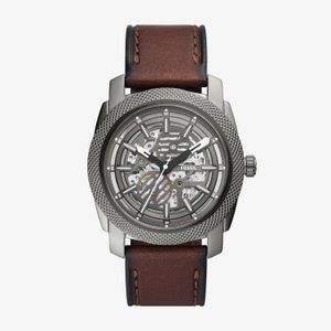 Relógio Fossil Machine Masculino Automático em Couro ME3254