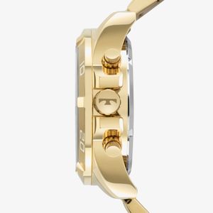 Relógio Technos Masculino Anadigi em Aço Dourado