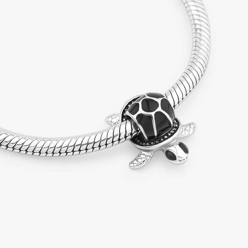 81stgeneration Orecchini Argento Sterling 925 con Piccola Tartaruga Marina