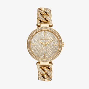Relógio Michael Kors Feminino em Aço Dourado e Brilhos MK4674/1DN