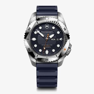 Relógio Victorinox Automático Masculino em Borracha Azul DIVE PRO 241995