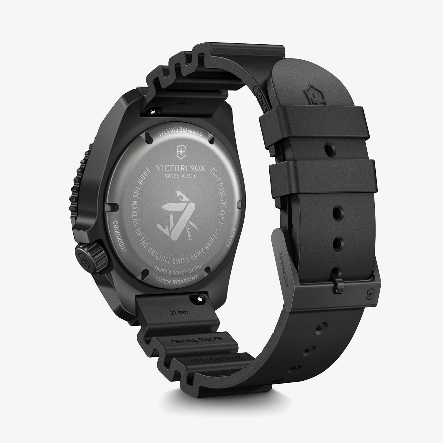 Relógio Victorinox Masculino Automático em Borracha Preta DIVE PRO