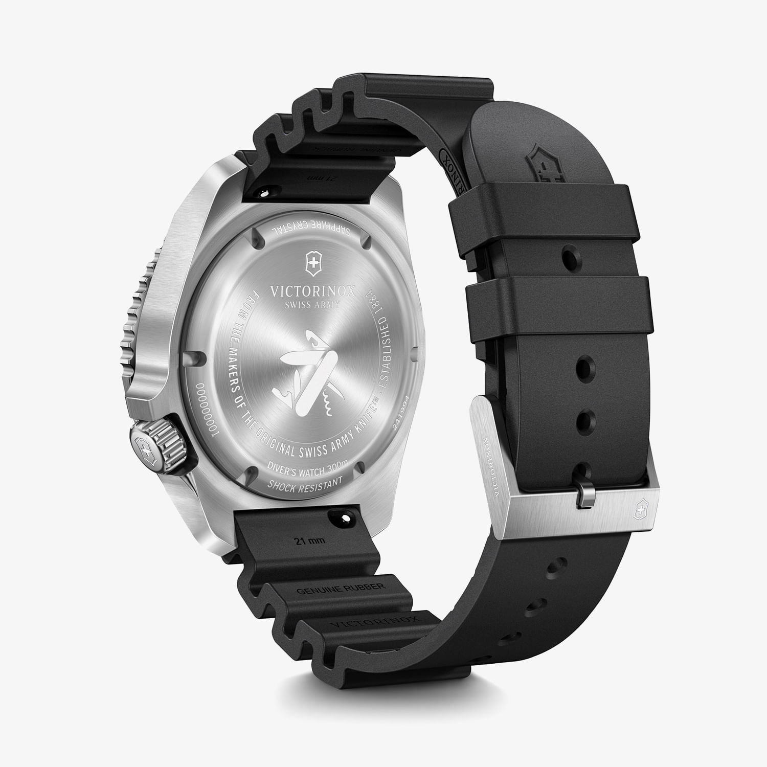 Relógio Victorinox Masculino Automático em Borracha Preta DIVE PRO