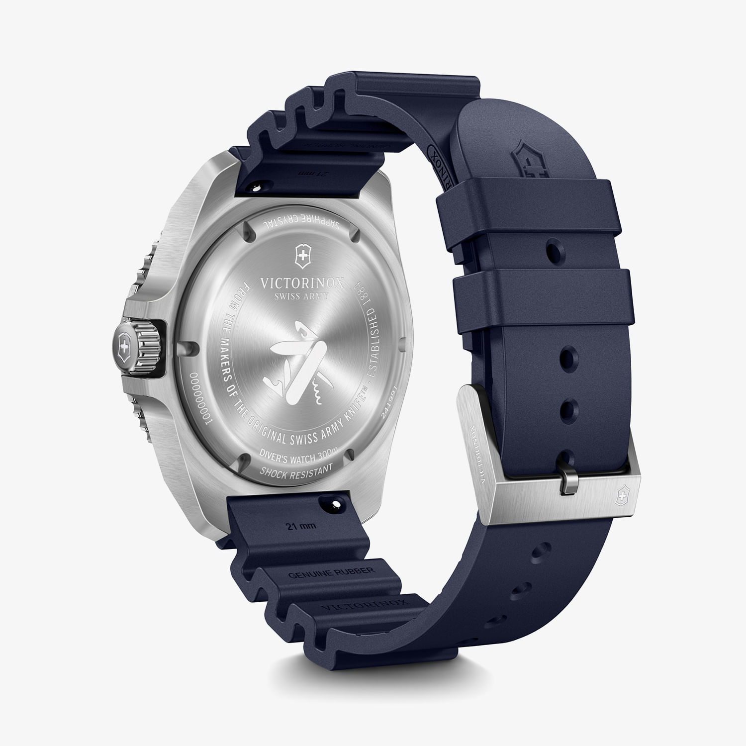 Relógio Victorinox Masculino em Borracha Azul DIVE PRO 241991
