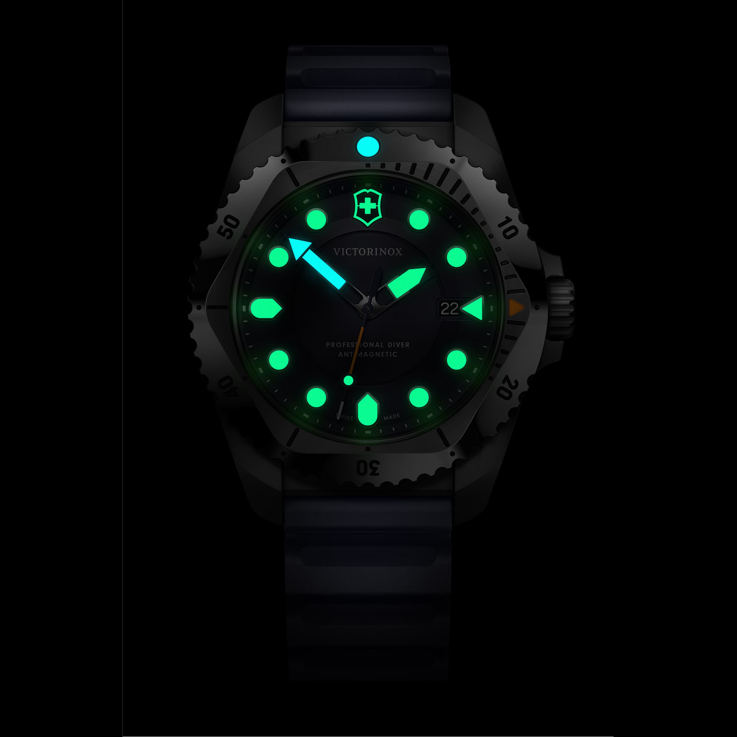 Relógio Victorinox Masculino em Borracha Azul DIVE PRO 241991