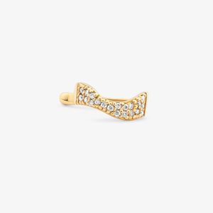 Piercing Curvas com Diamante em Ouro Amarelo 18k