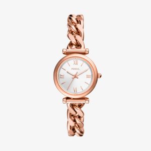 Relógio Fossil Feminino Carlie em Aço Rosé ES5330/1JN