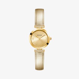 Relógio Guess Feminino em Couro Champagne GW0614L2