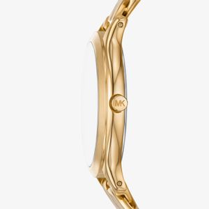 Relógio Michael Kors Runway Feminino em Aço Dourado MK7472/1DN