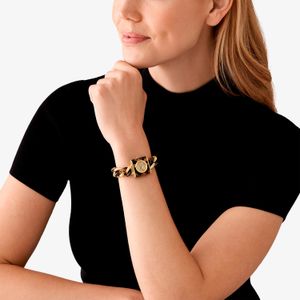 Relógio Michael Kors Feminino em Aço Dourado e Acetato MK4808/2DN