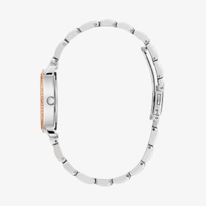 Relógio Guess Feminino em Aço Bicolor Prateado e Rosé GW0612L3