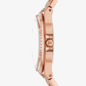 Relógio Michael Kors Lennox em Aço Rosé com Cristais MK7405