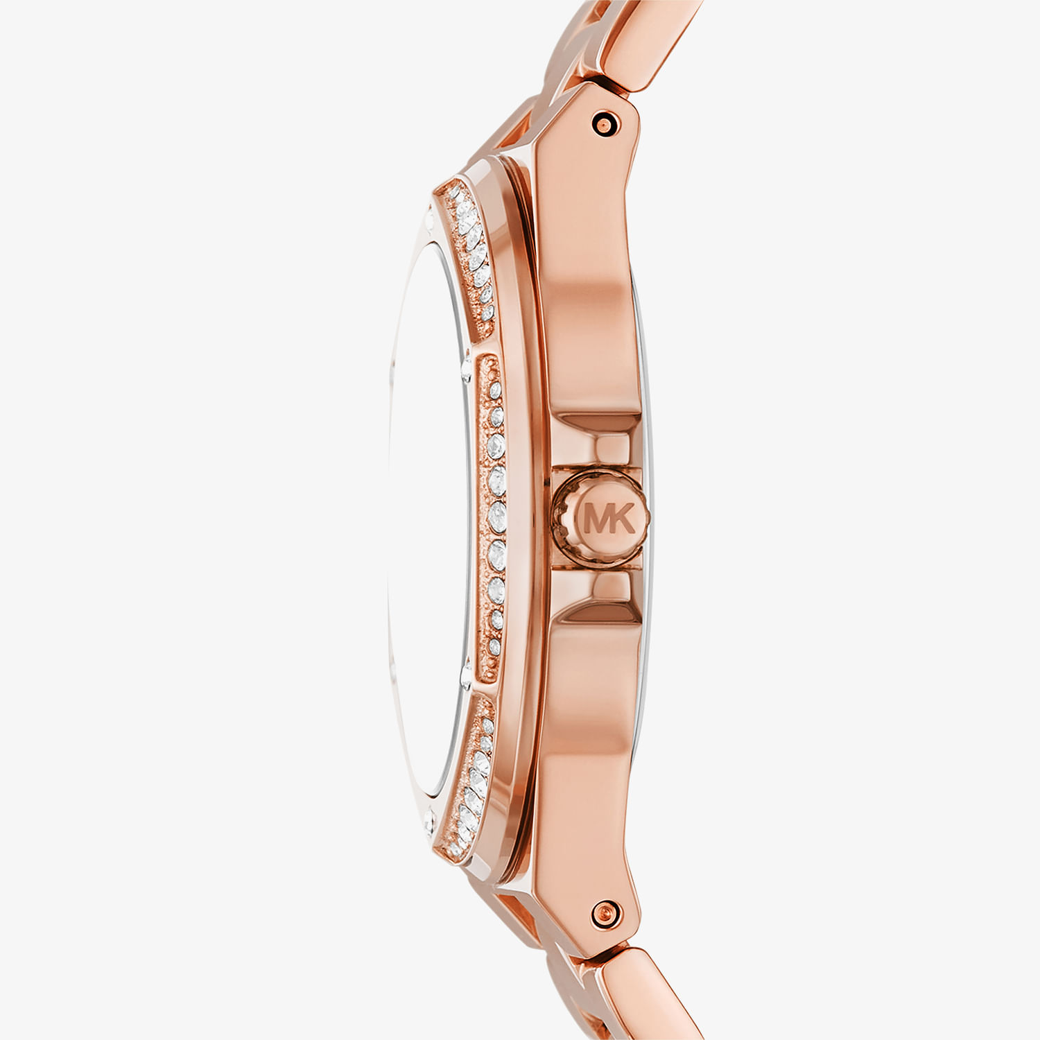 Relógio Michael Kors Lennox em Aço Rosé com Cristais MK7405