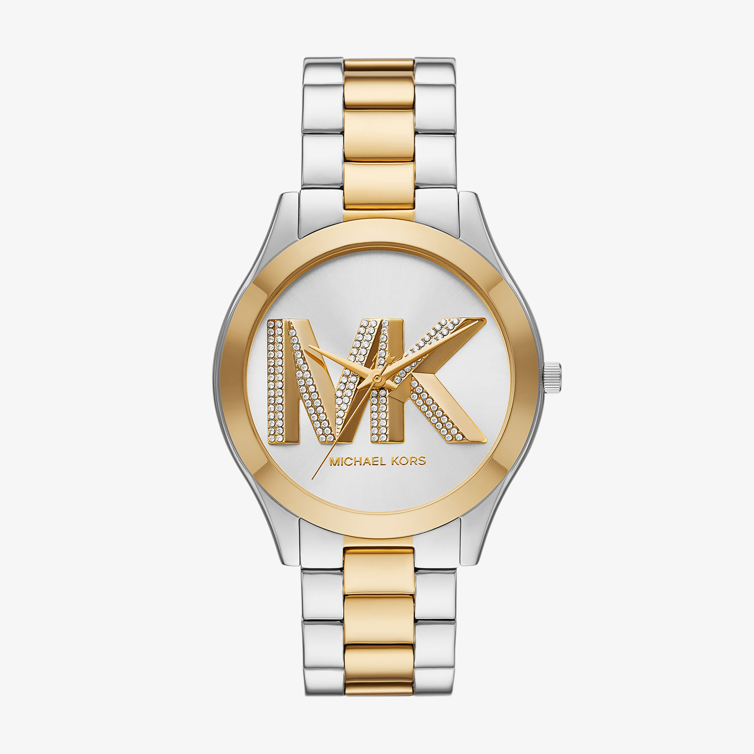Relógio Michael Kors Slim Runway Feminino em Aço Bicolor MK4735