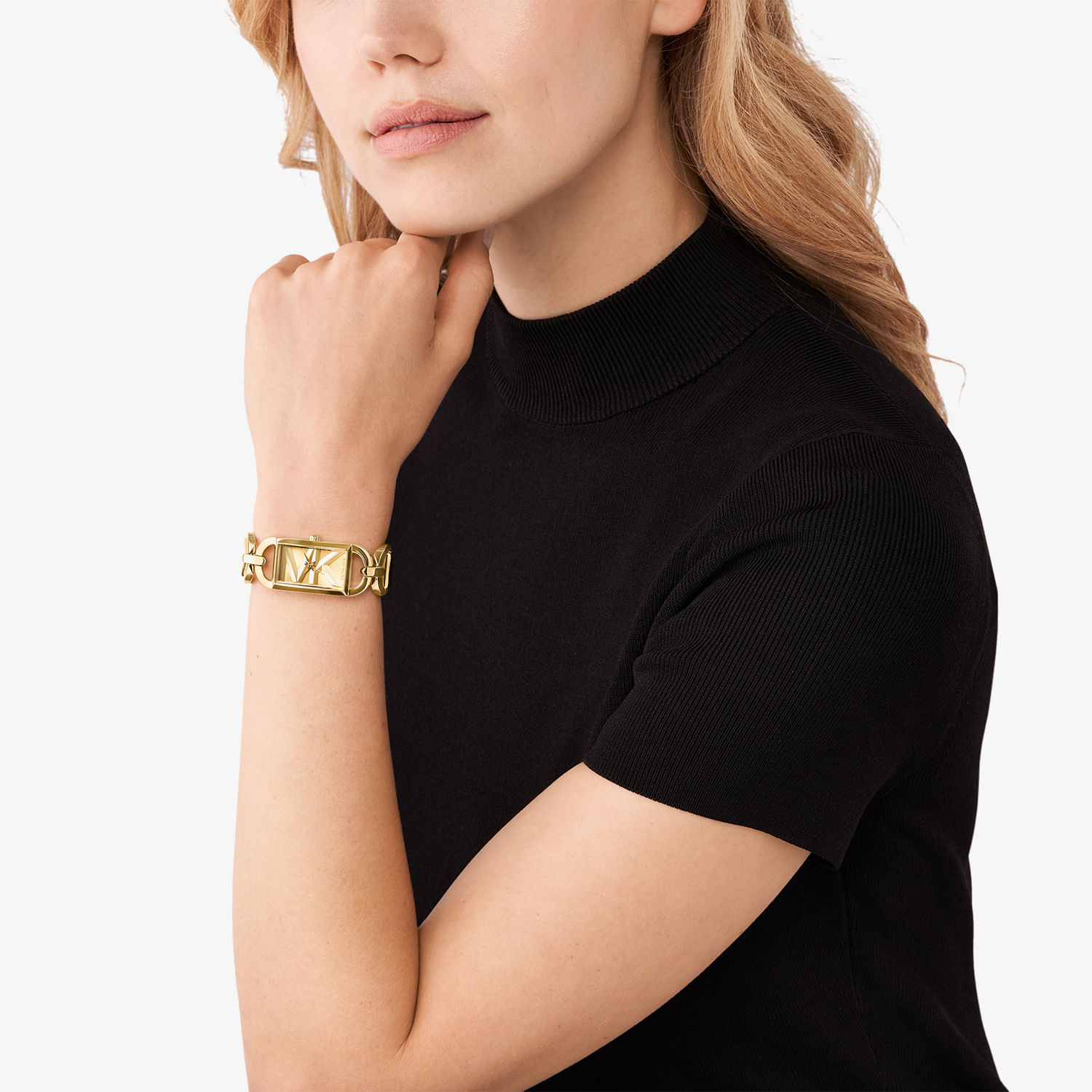 Relógio Michael Kors MK Empire Feminino em Aço Dourado MK7406