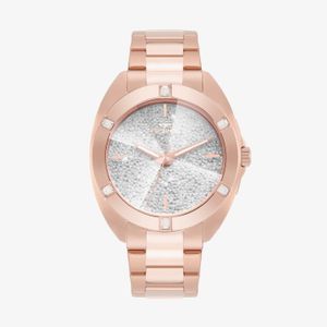 Relógio Technos Feminino Elegance Crystal em Aço Rosé 2033CV/1K