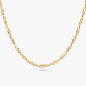 Corrente Singapura em Ouro Amarelo 18k -  45cm